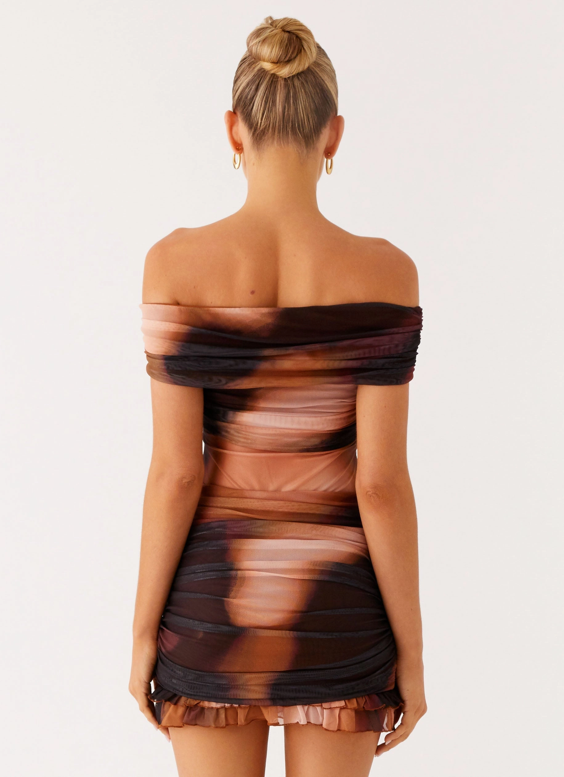 Frances Mini Dress - Black Gradient Chic Casual Wear