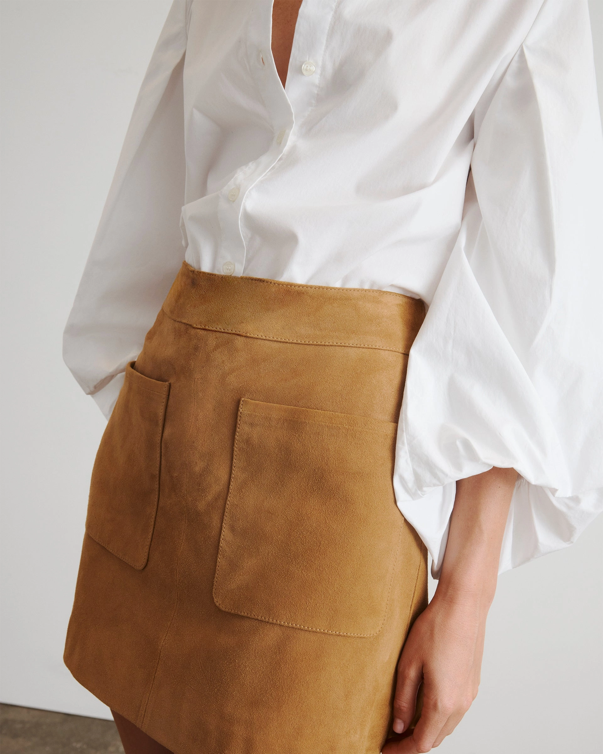 No Gap Waistband Low Profile Fasteners Fran Skirt