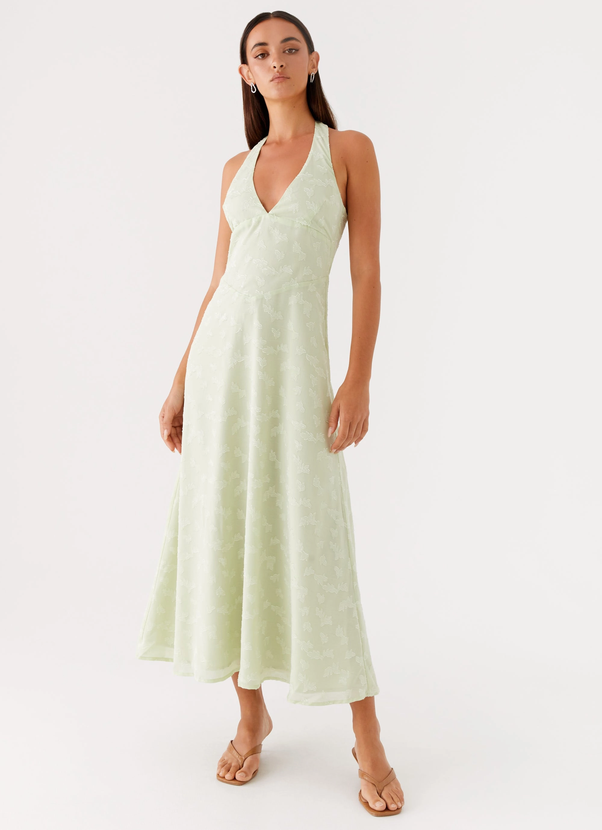 Francesca Midi Dress - Sage Effortless Layering