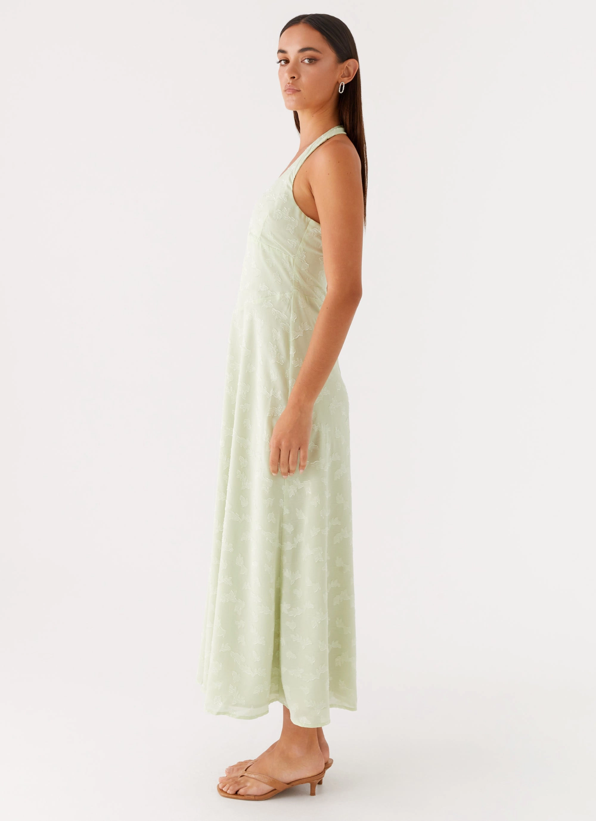 Francesca Midi Dress - Sage City Bright Breathable wear