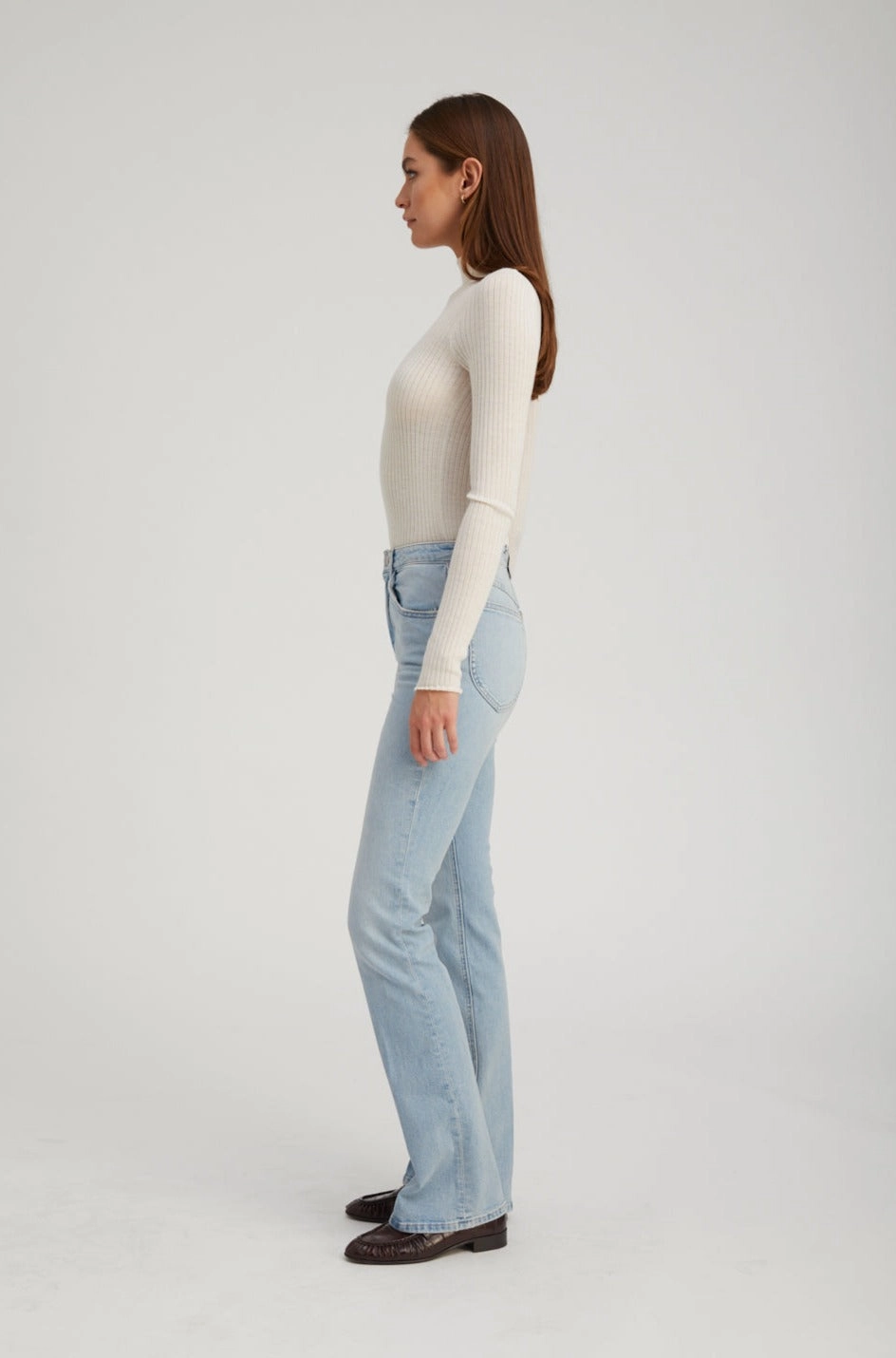 Compact Fit Secure Waistband Franoise Micro Flare Denim