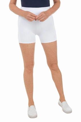 Wide Waistband Performance Slip Short snap closure WaterResistantFinish