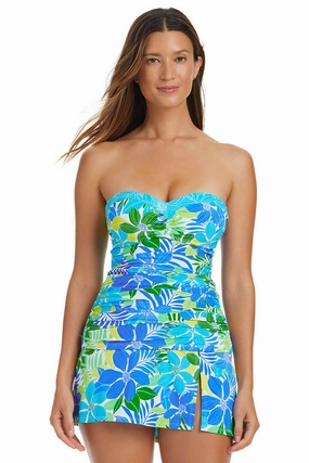 Fresh Takes Sweetheart Bandeau Tankini Top ZeroWaste Construction
