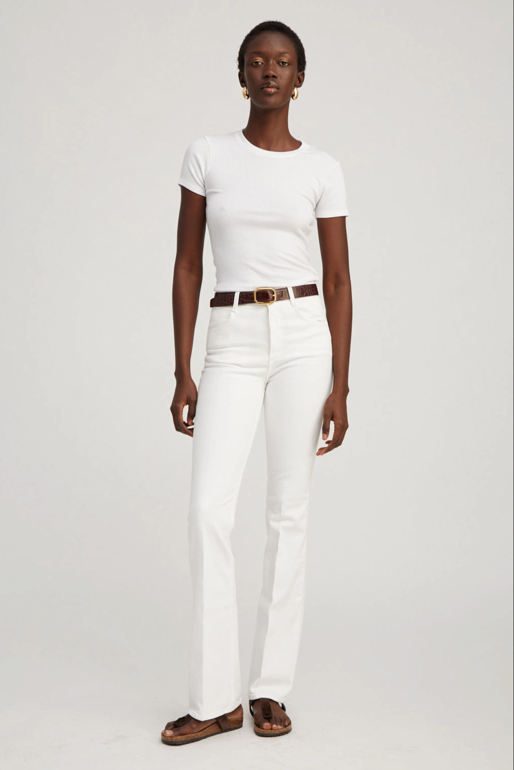 Billie Micro Flare Denim Practical Style AntiStaticLining