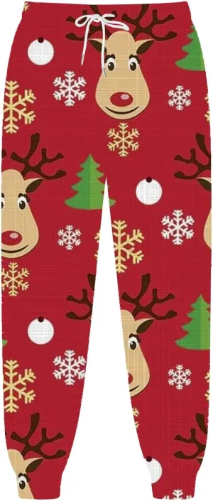 Funny Christmas Pajamas Trousers Men's Christmas Christmas Tree 3D Printed Casual Pants Pajama Pants Men Express