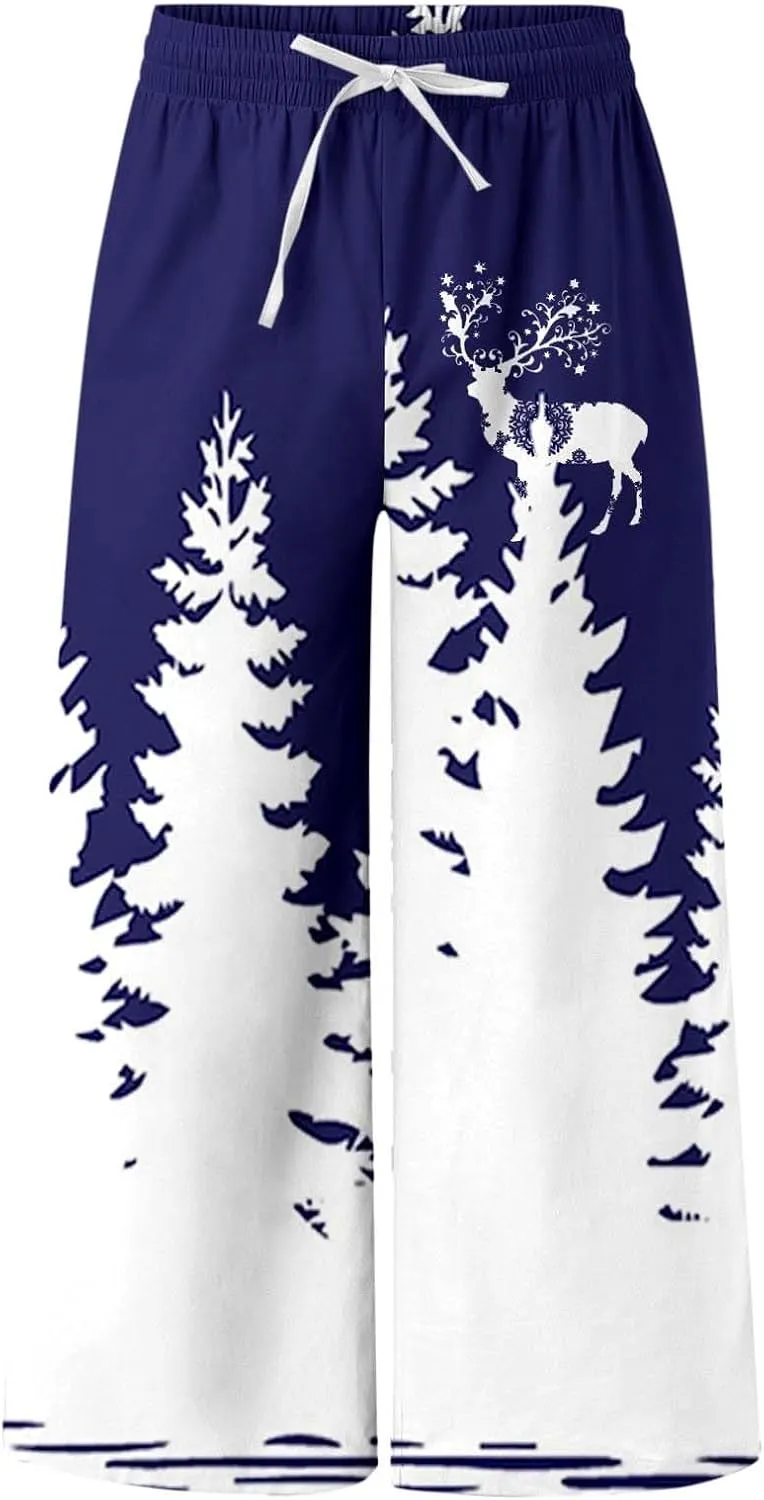 Funny Christmas Pajamas Trousers Men's Christmas Christmas Tree 3D Printed Casual Pants Pajama Pants Men Express