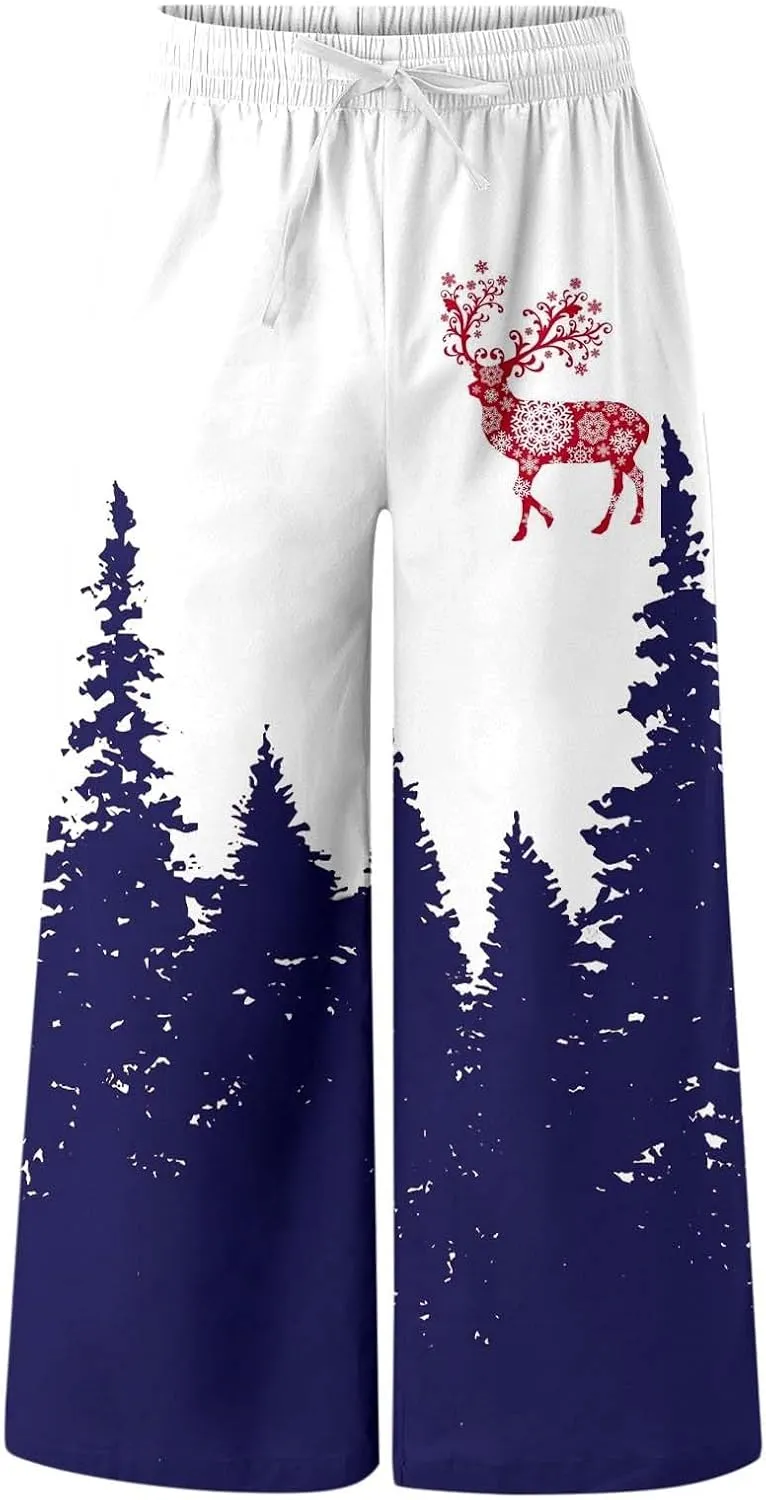 Funny Christmas Pajamas Trousers Men's Christmas Christmas Tree 3D Printed Casual Pants Pajama Pants Men Express