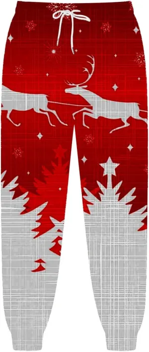 Funny Christmas Pajamas Trousers Men's Christmas Christmas Tree 3D Printed Casual Pants Pajama Pants Men Express