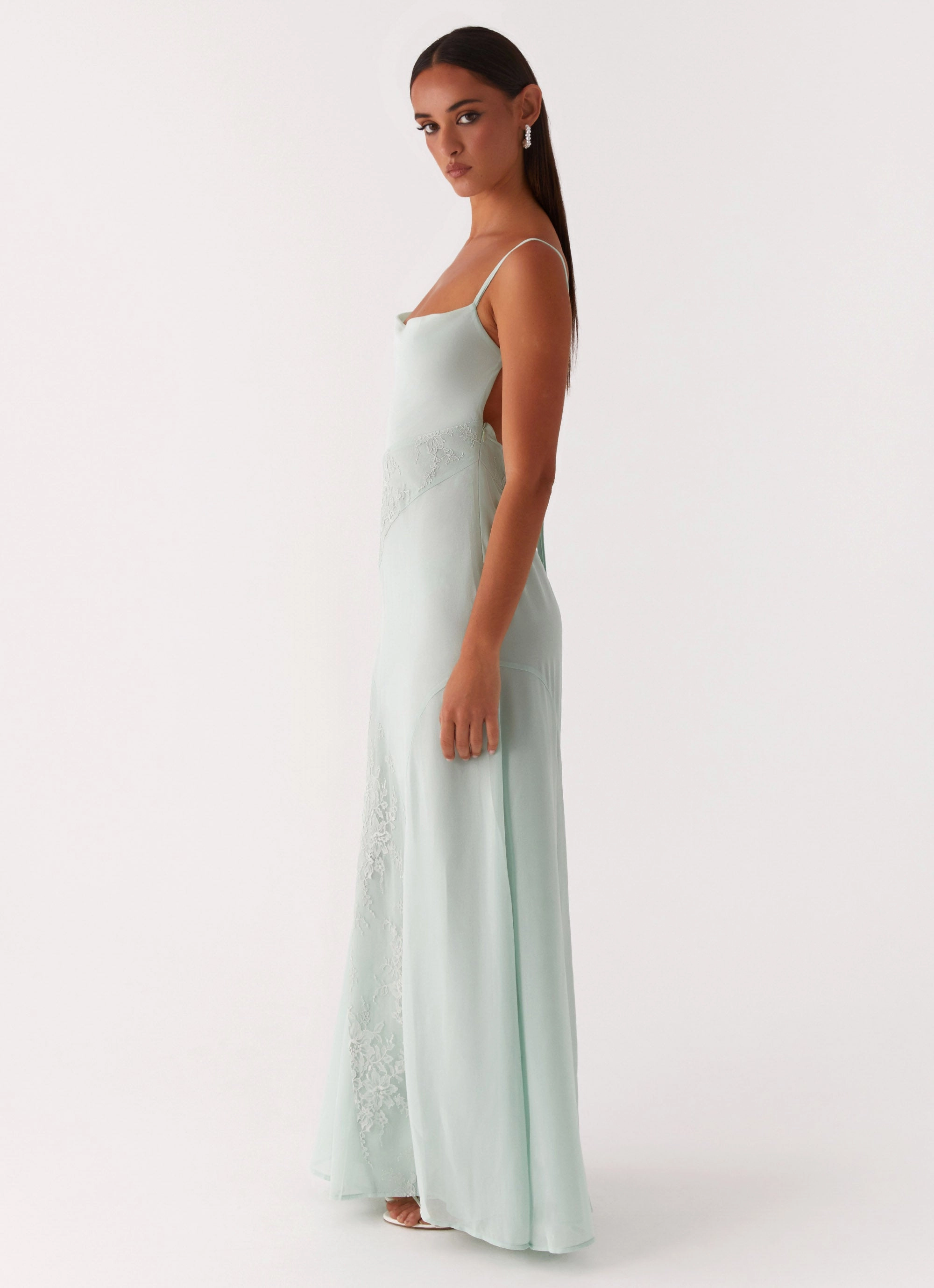 Zip Closure Movement Feel Gabriana Maxi Dress - Sage