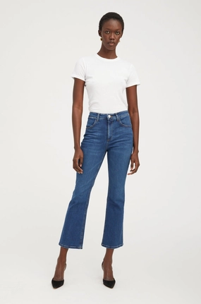 TemperatureRegulatingLining Gabrielle Ankle Flare Denim