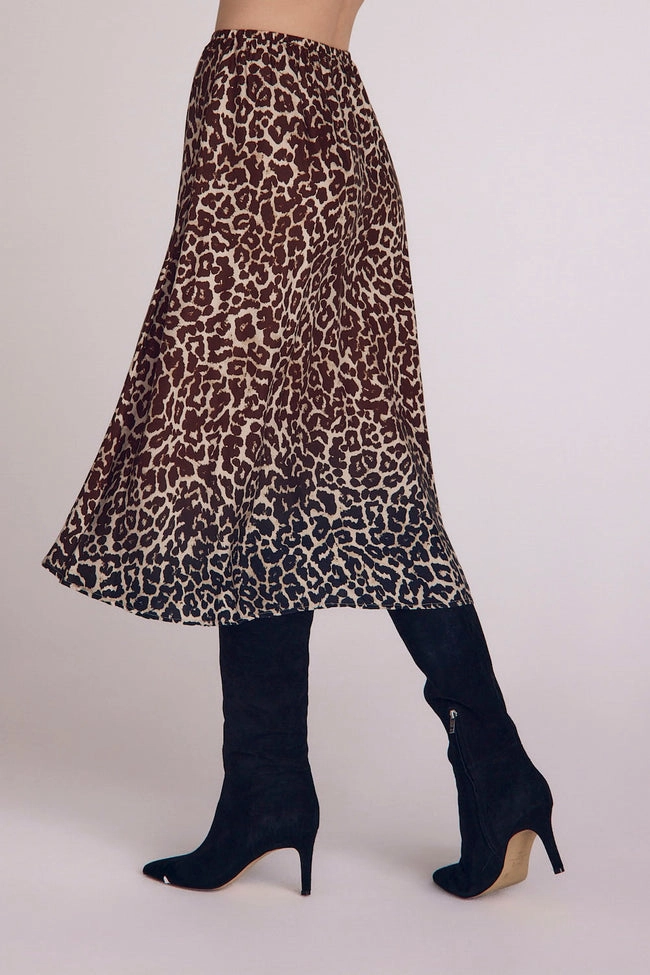 GATHERED SKIRT Autumn Stroll Graceful Look