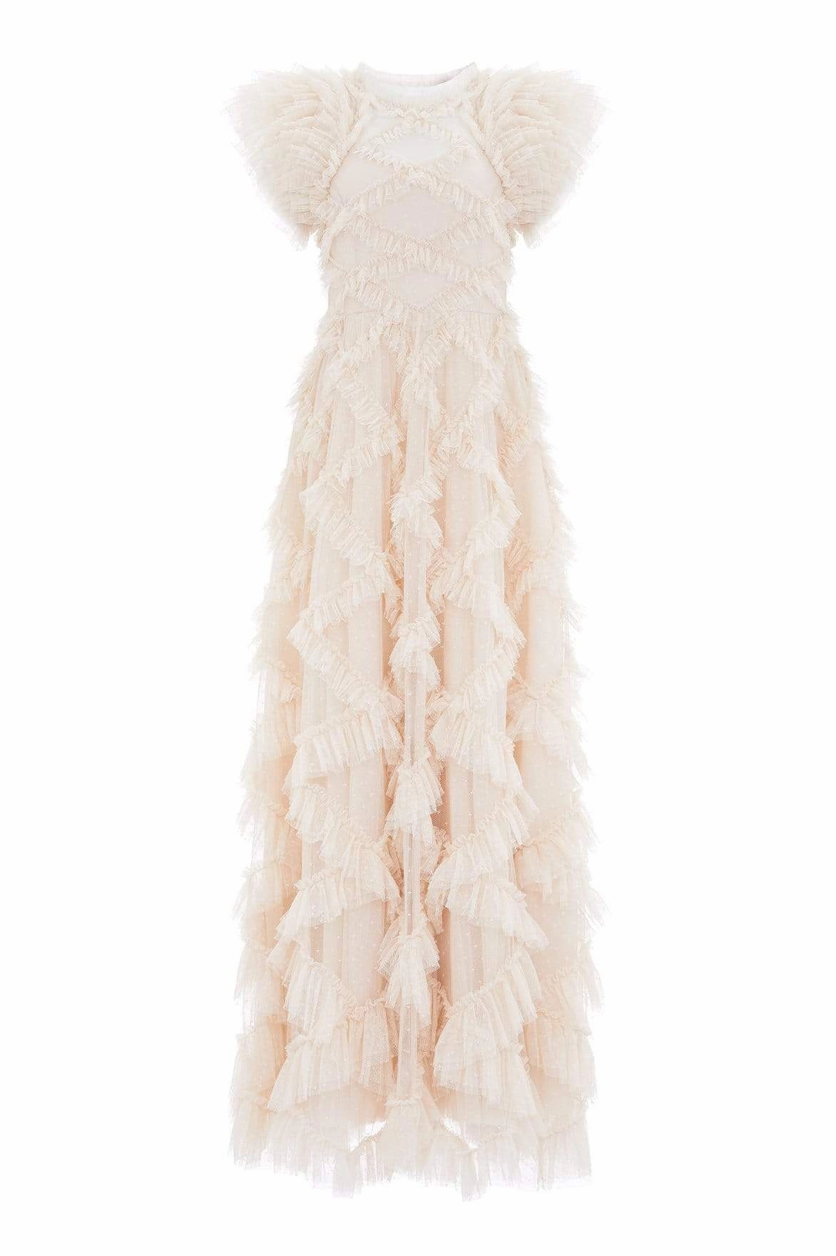 Poised Vibe Warm-Layer Genevieve Ruffle Gown
