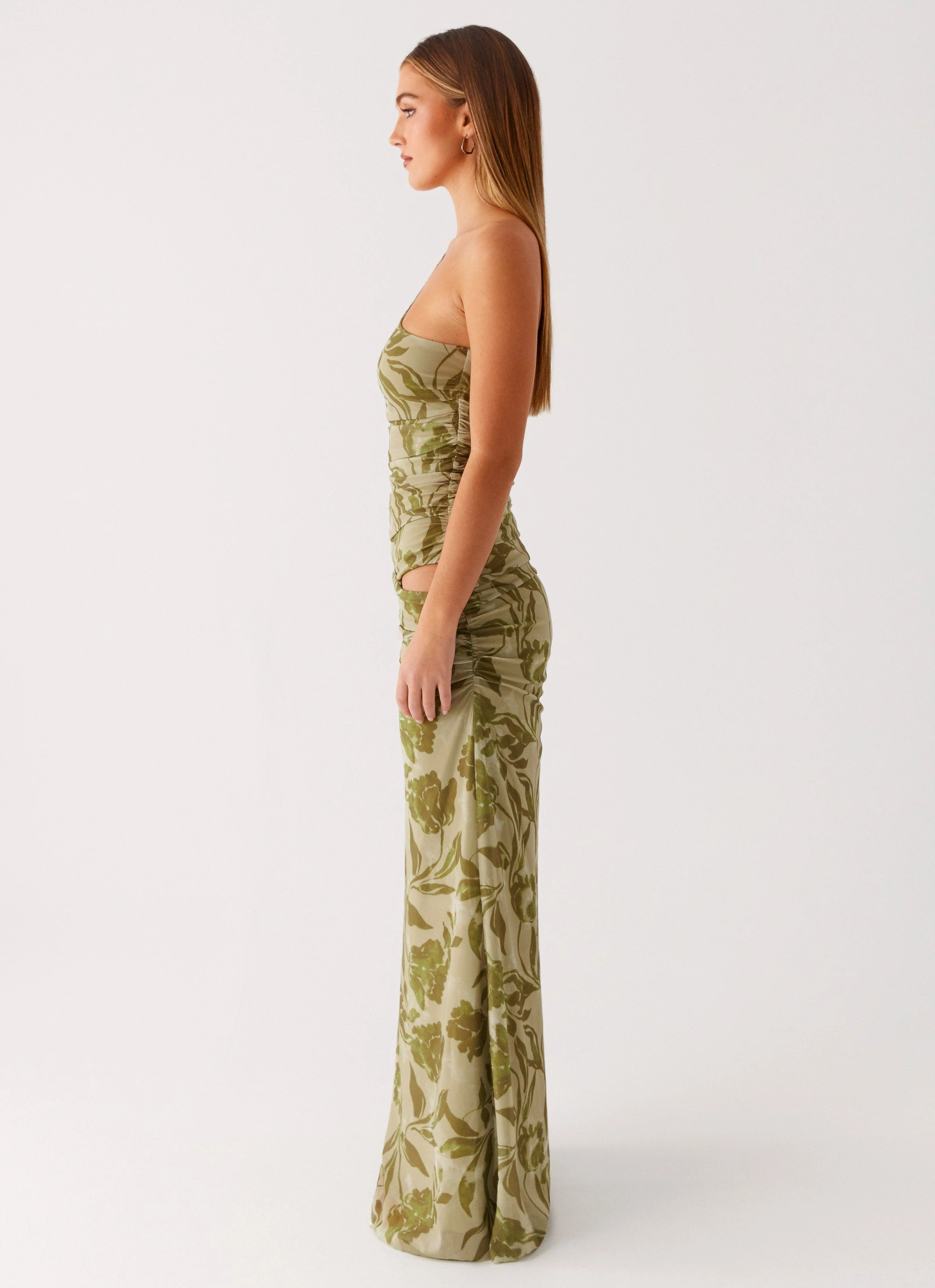 Georgiana Maxi Dress - Jade Fern Chilly Weather Comfort