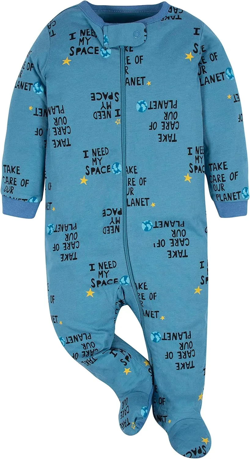 Gerber Baby Boys 4 Pack Sleep 'N Play Footie