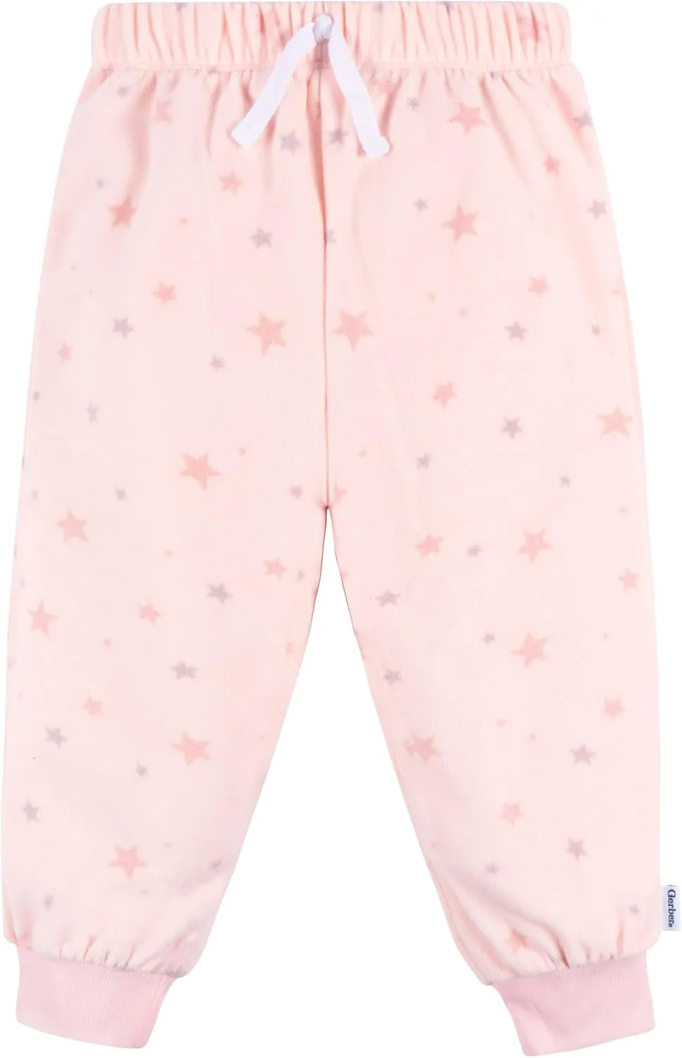 Gerber Baby Girls' 2-Piece Fleece Pajamas Pants Set