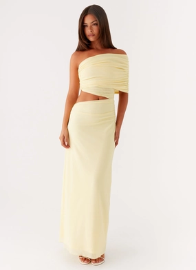 Dance-Party Gillian Maxi Dress - Yellow