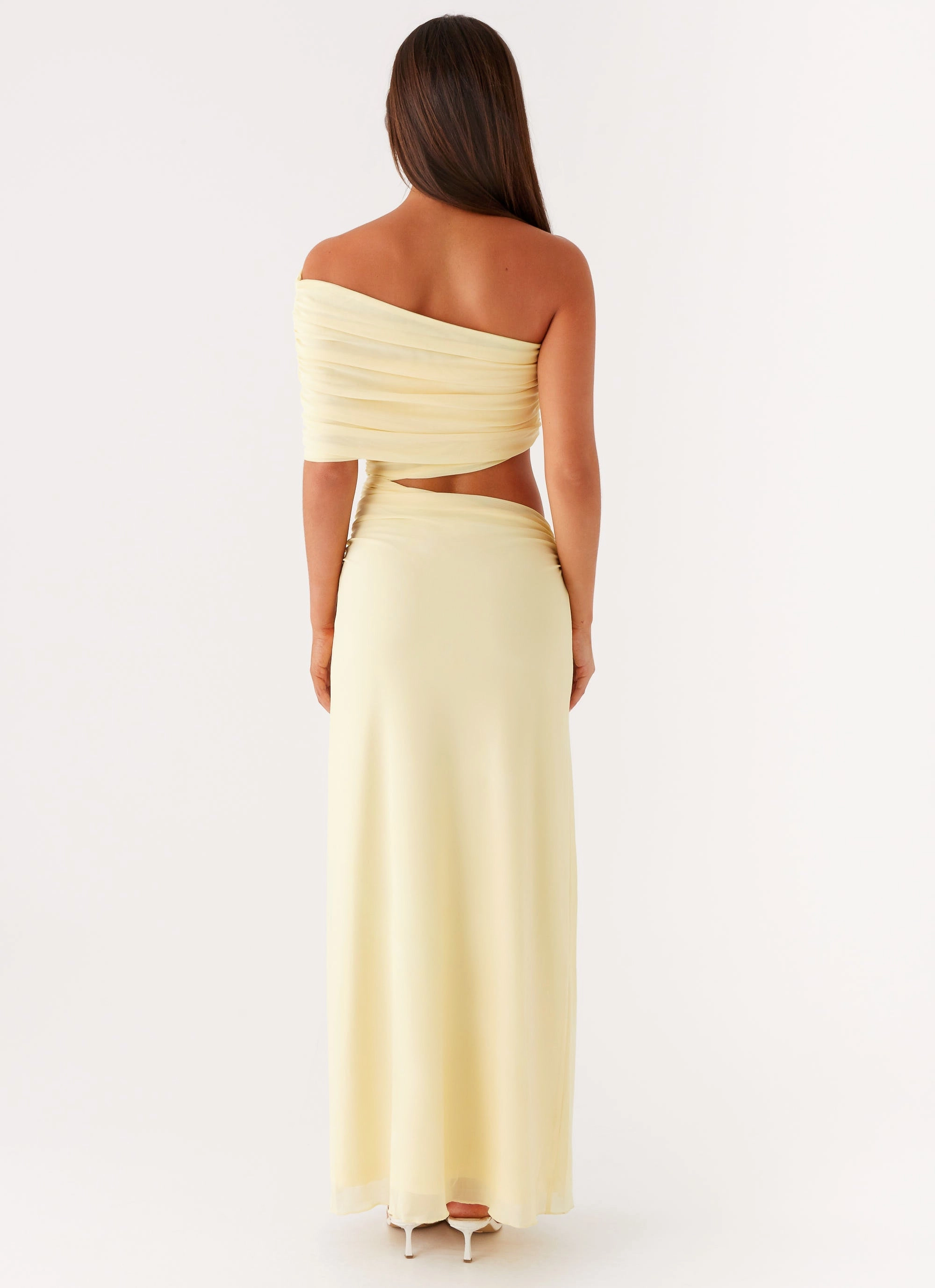 Gillian Maxi Dress - Yellow Blush Glow