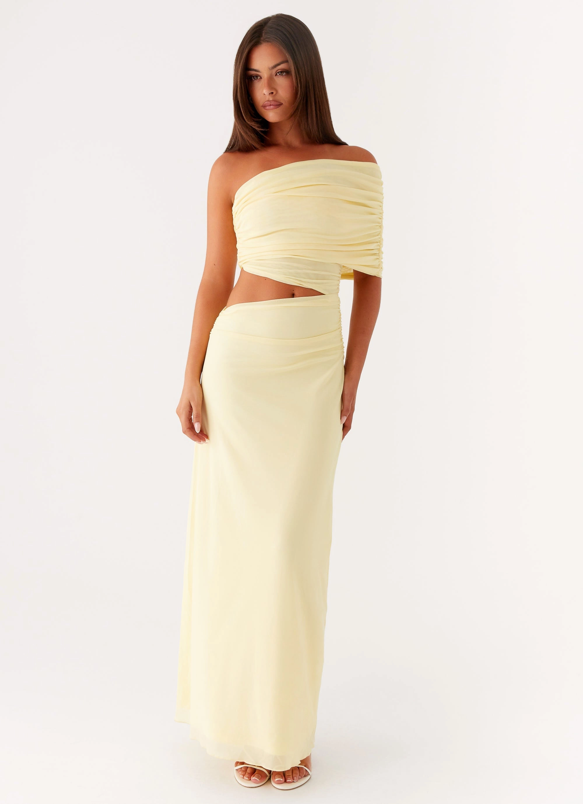 Dance-Party Gillian Maxi Dress - Yellow