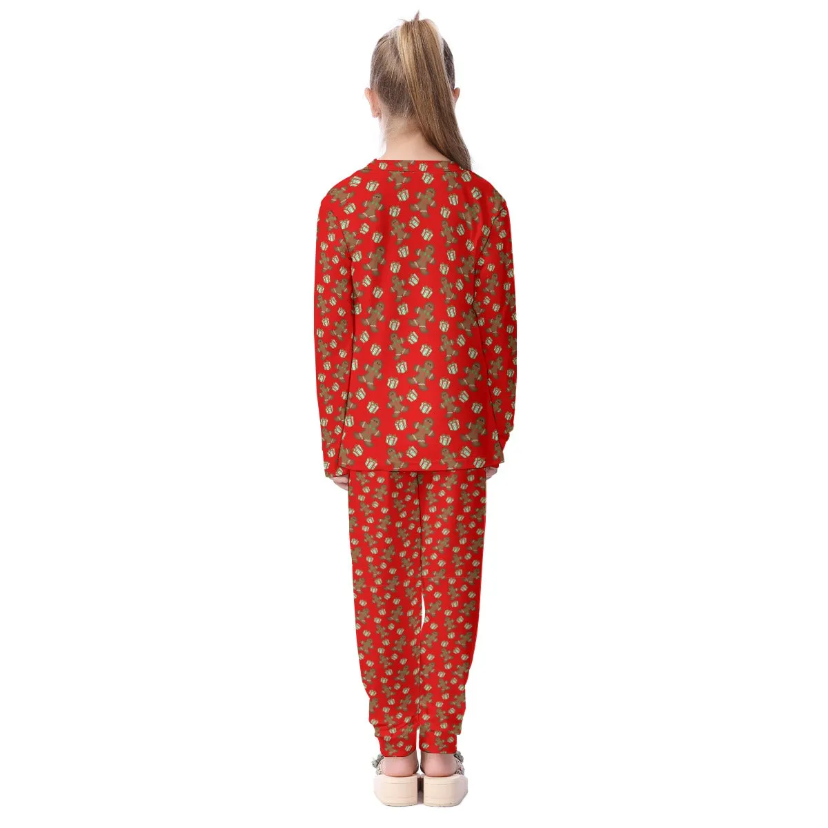 Gingerbread Kids All-Over Print Kid's Pajamas Set