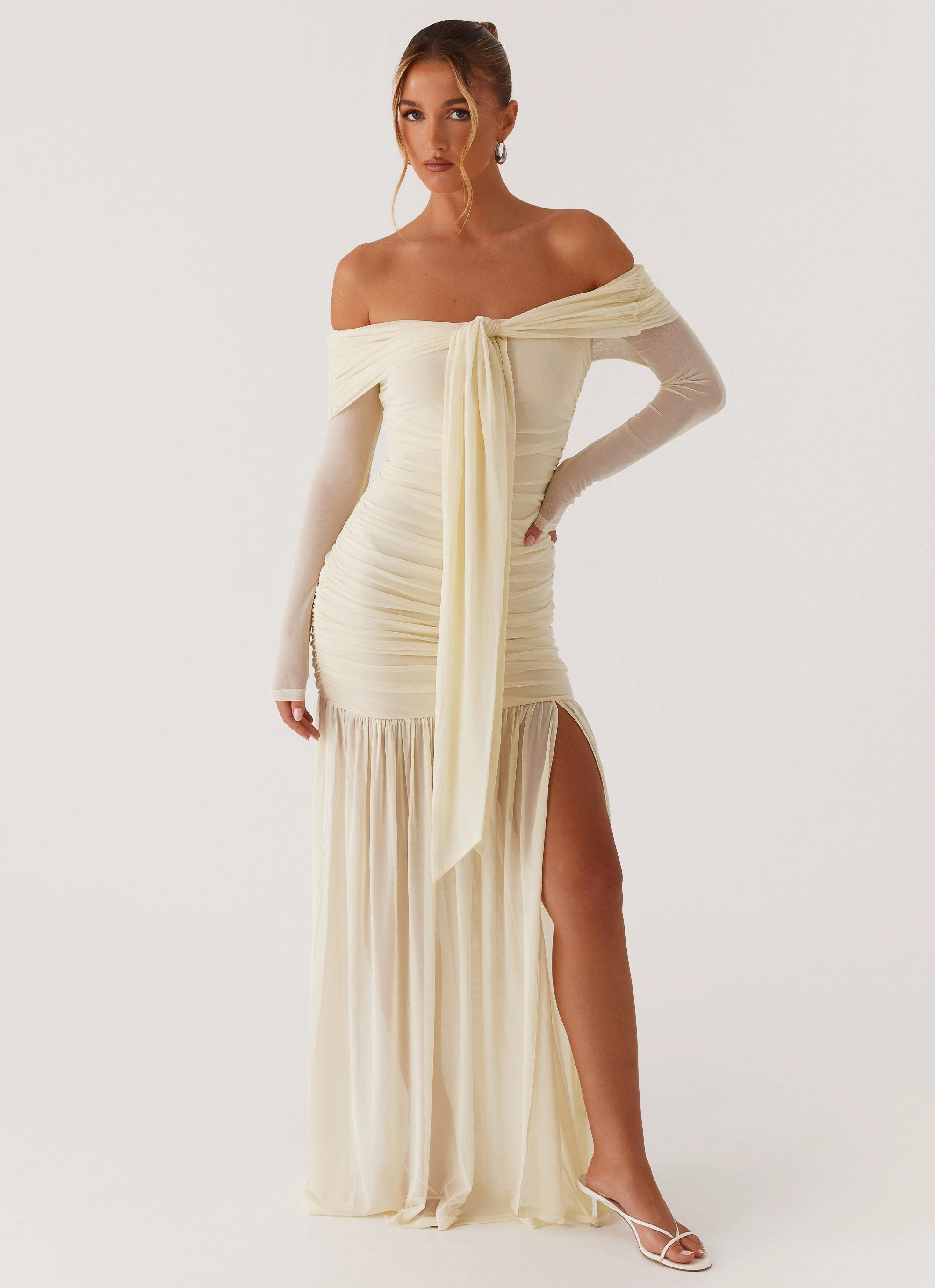 Minimalist Design Ginny Maxi Dress - Yellow
