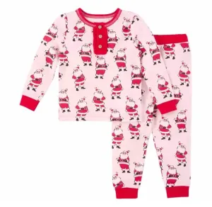Girl Vintage Santa PJs