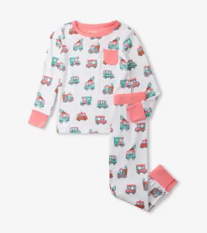 Girls Ice Cream Bamboo Pajama Set | Hatley