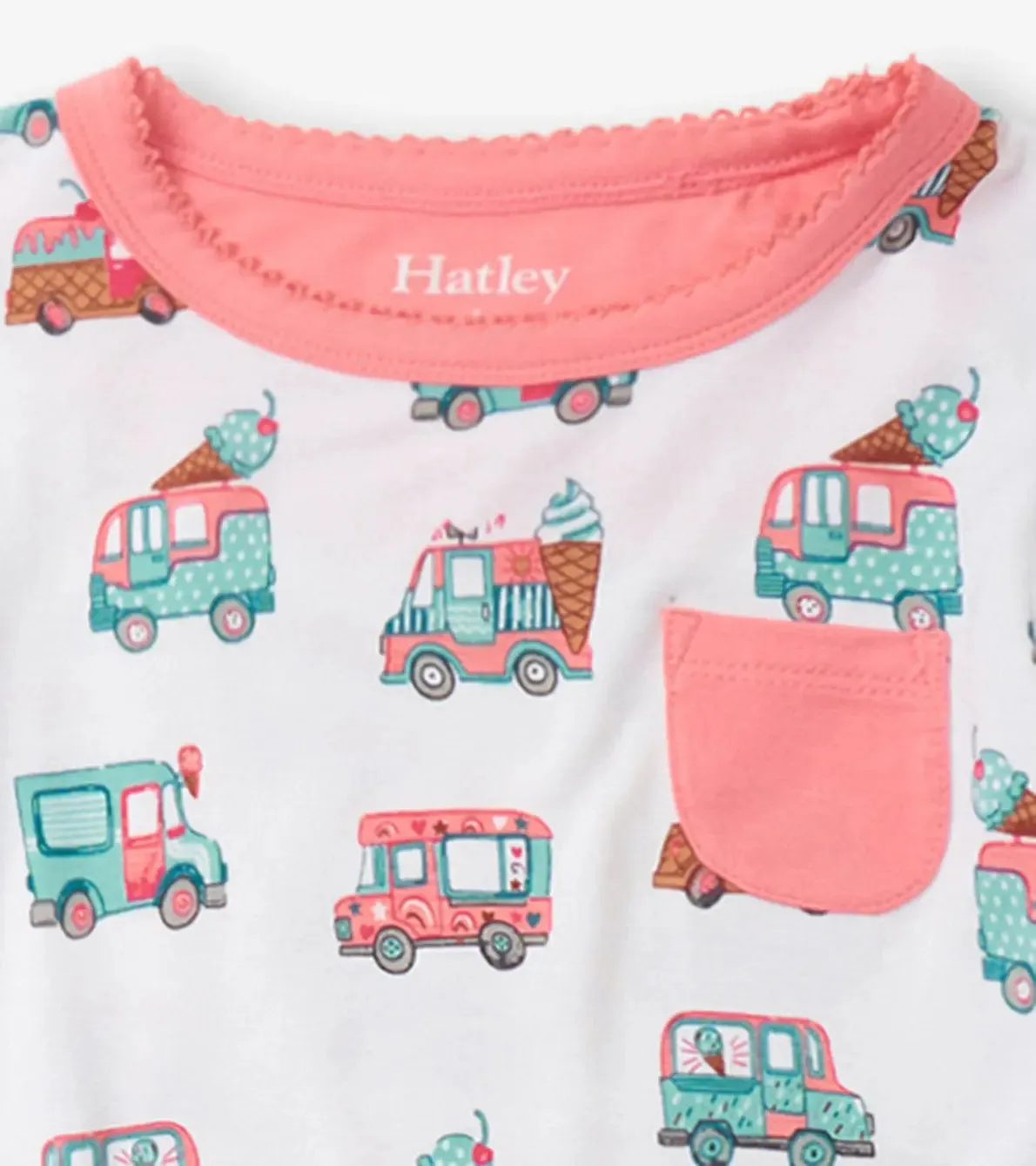 Girls Ice Cream Bamboo Pajama Set | Hatley
