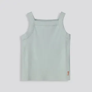 Girls Ribbed Tank Top _ 153547 _ Sage