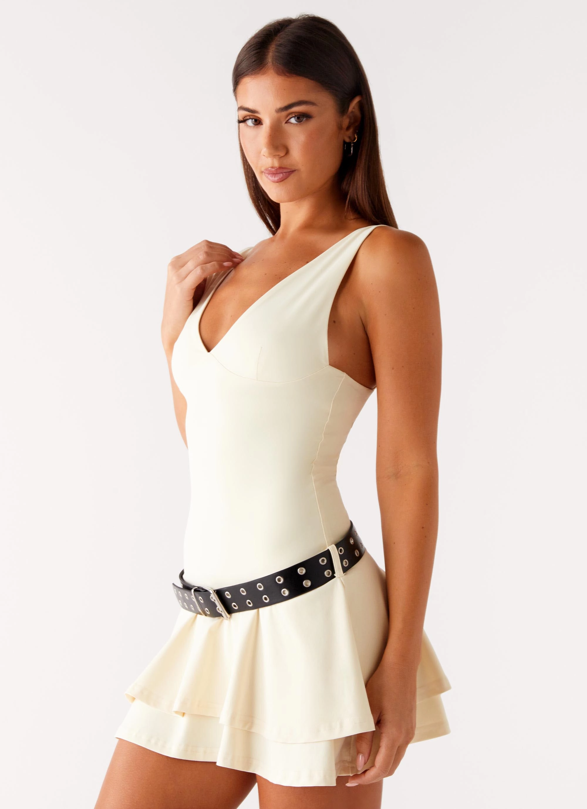 budget-friendly Gold Coast Mini Dress - Yellow