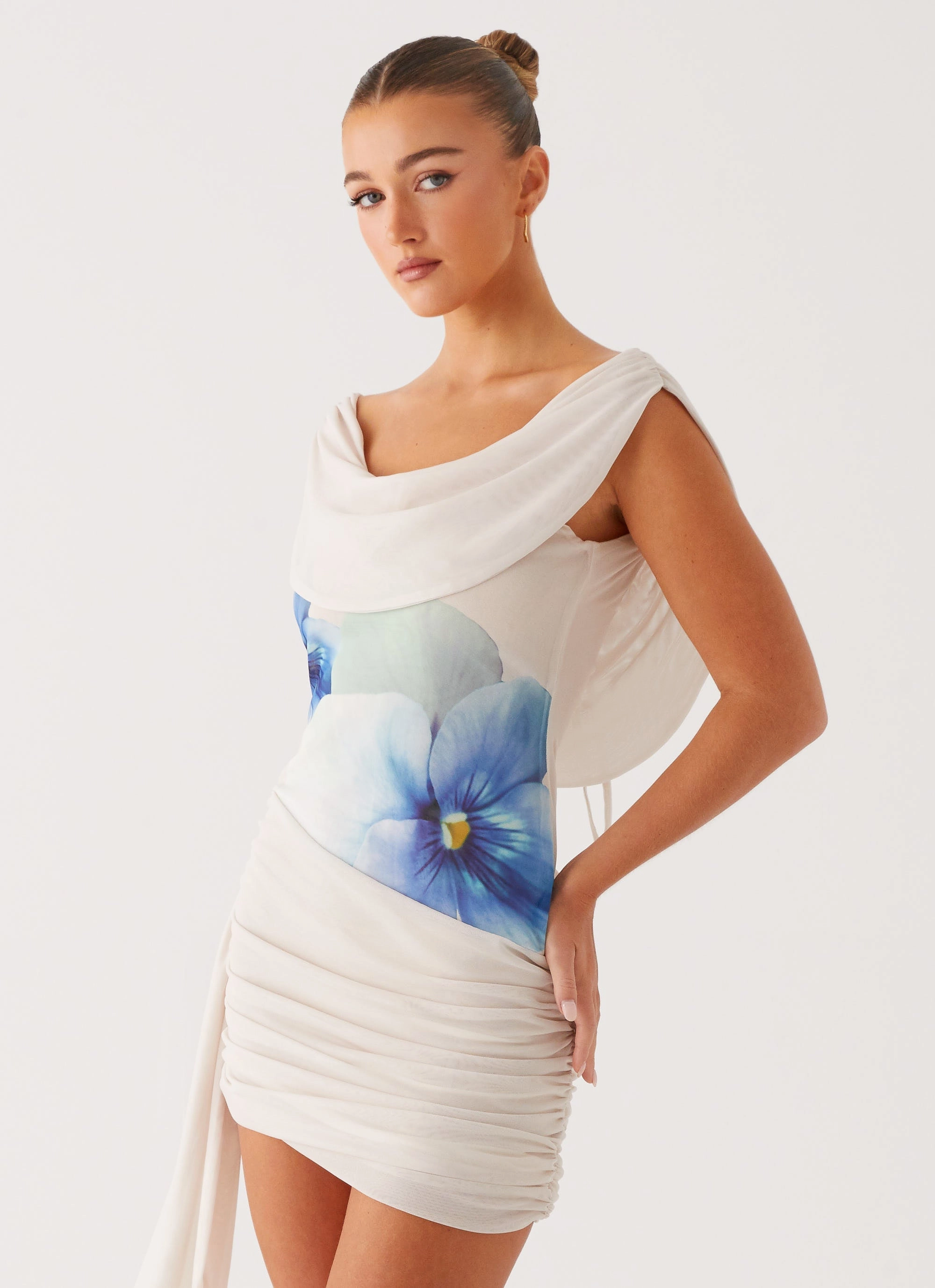Subtle Elegance Good Fortune Mini Dress - Ivory