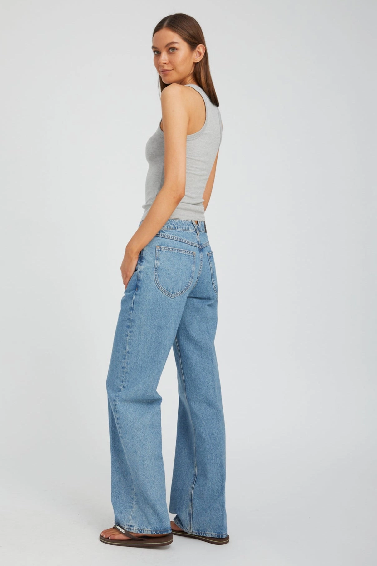 Grace Baggy Denim Outdoor Comfort Fit HiddenDrawcord