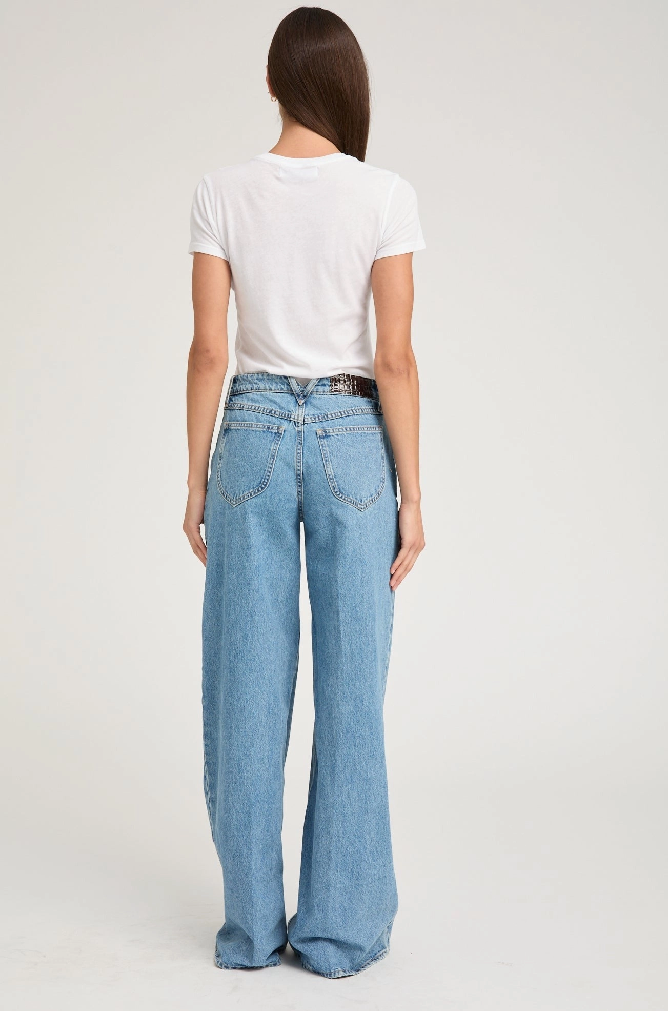 Grace Wide Leg Denim ErgonomicStitching