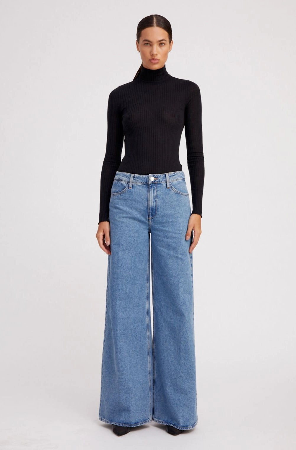 Effortless Design Comfort Style Grace Wide Leg Denim
