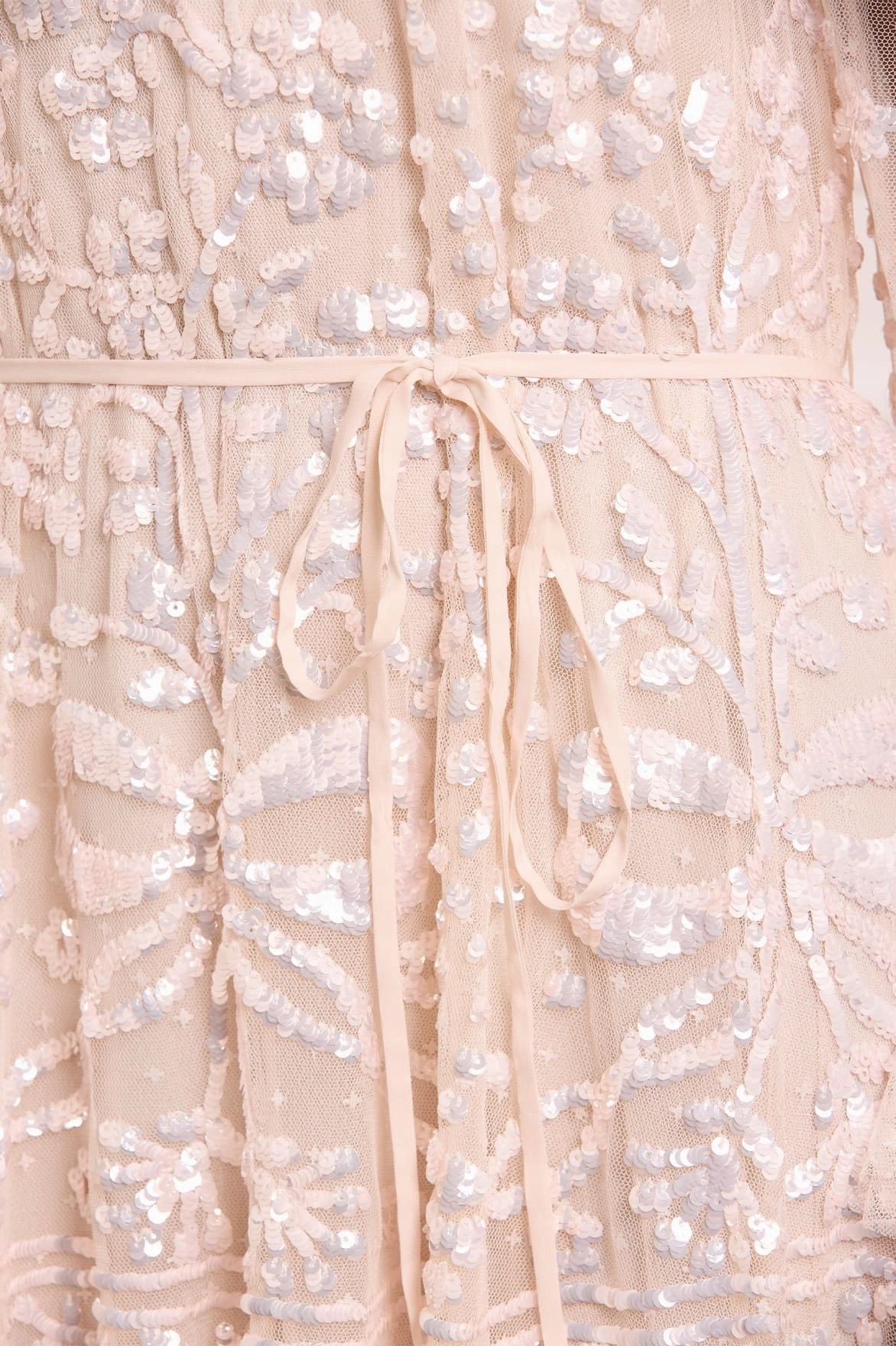 Sheer Element Celia Long Sleeve Ankle Gown