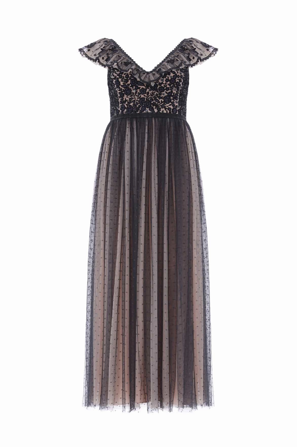 Adeline Bodice Ankle Gown Wrap Glow AdjustableStraps