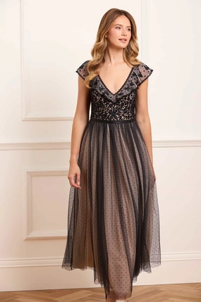 Feminine Look Photo Light Adeline Bodice Ankle Gown