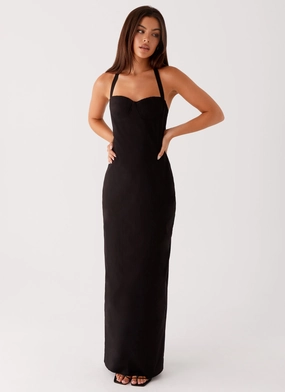 Refined Form Cheryl Maxi Dress - Black