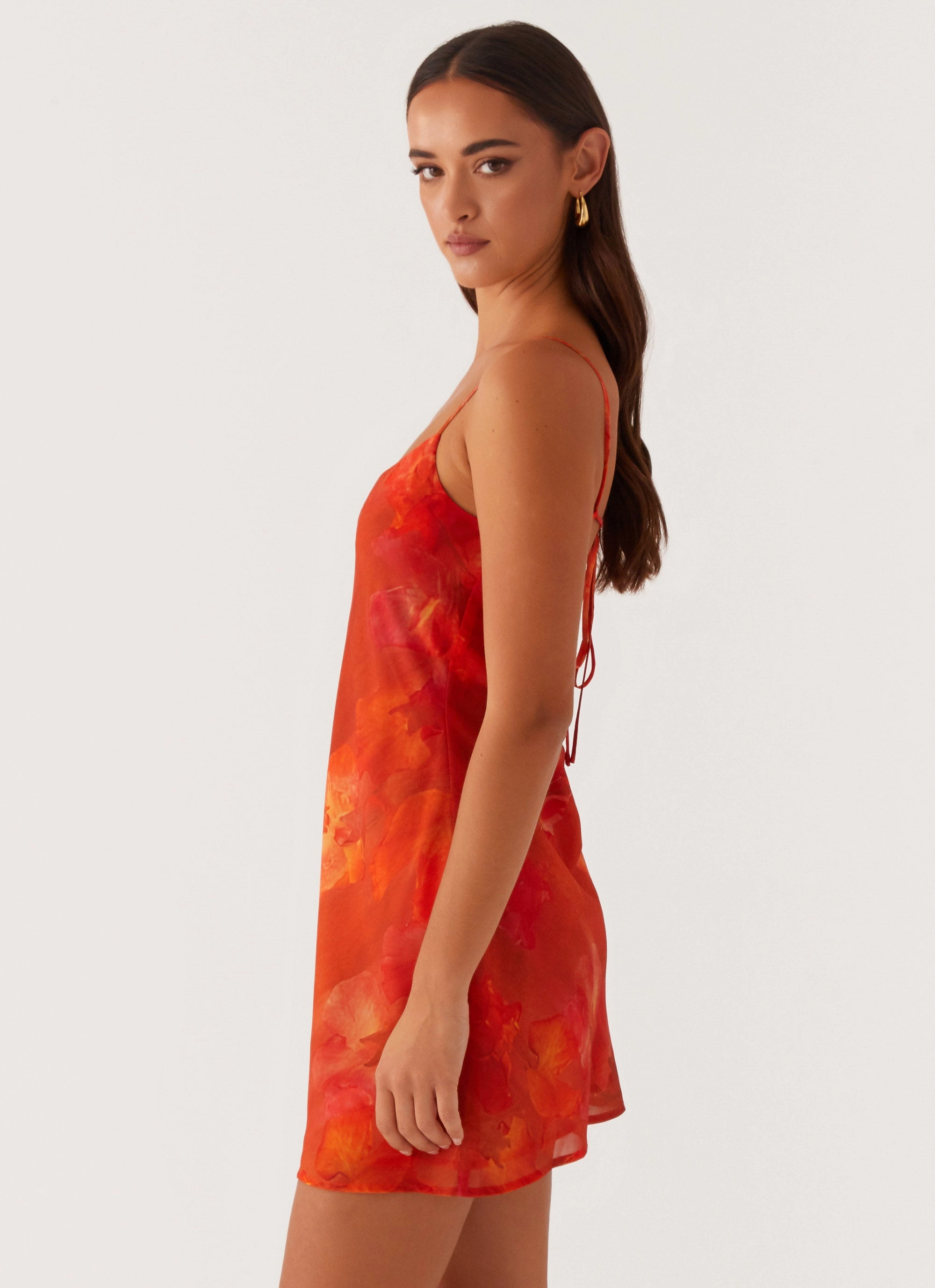 Leg-Lengthening Gentle Stitch Manifest Mini Dress - Amber