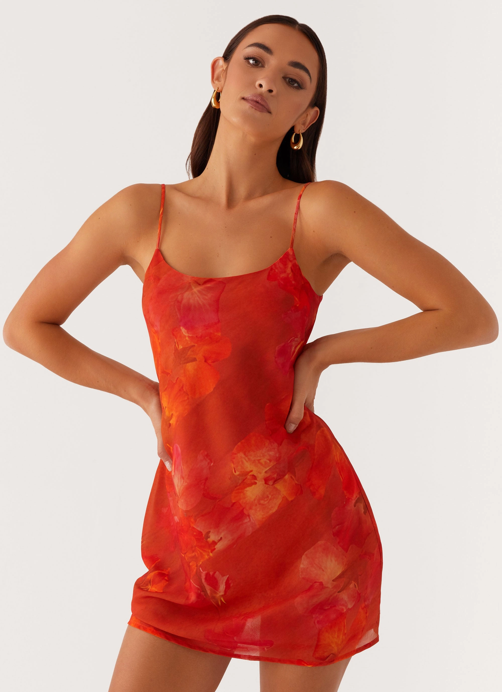 Weekend Edge Manifest Mini Dress - Amber