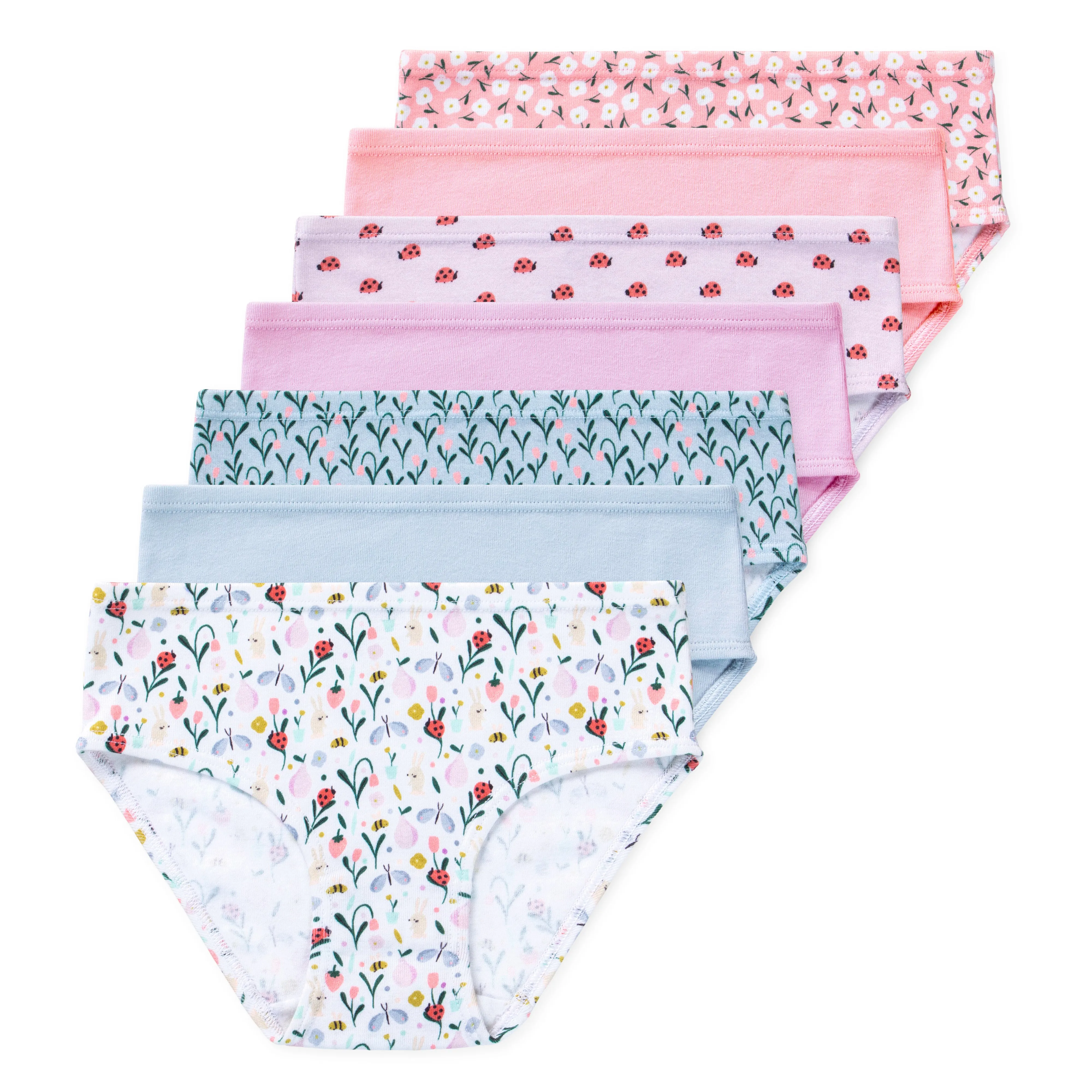 Gracie Girls Organic Cotton Briefs (7-Pack)