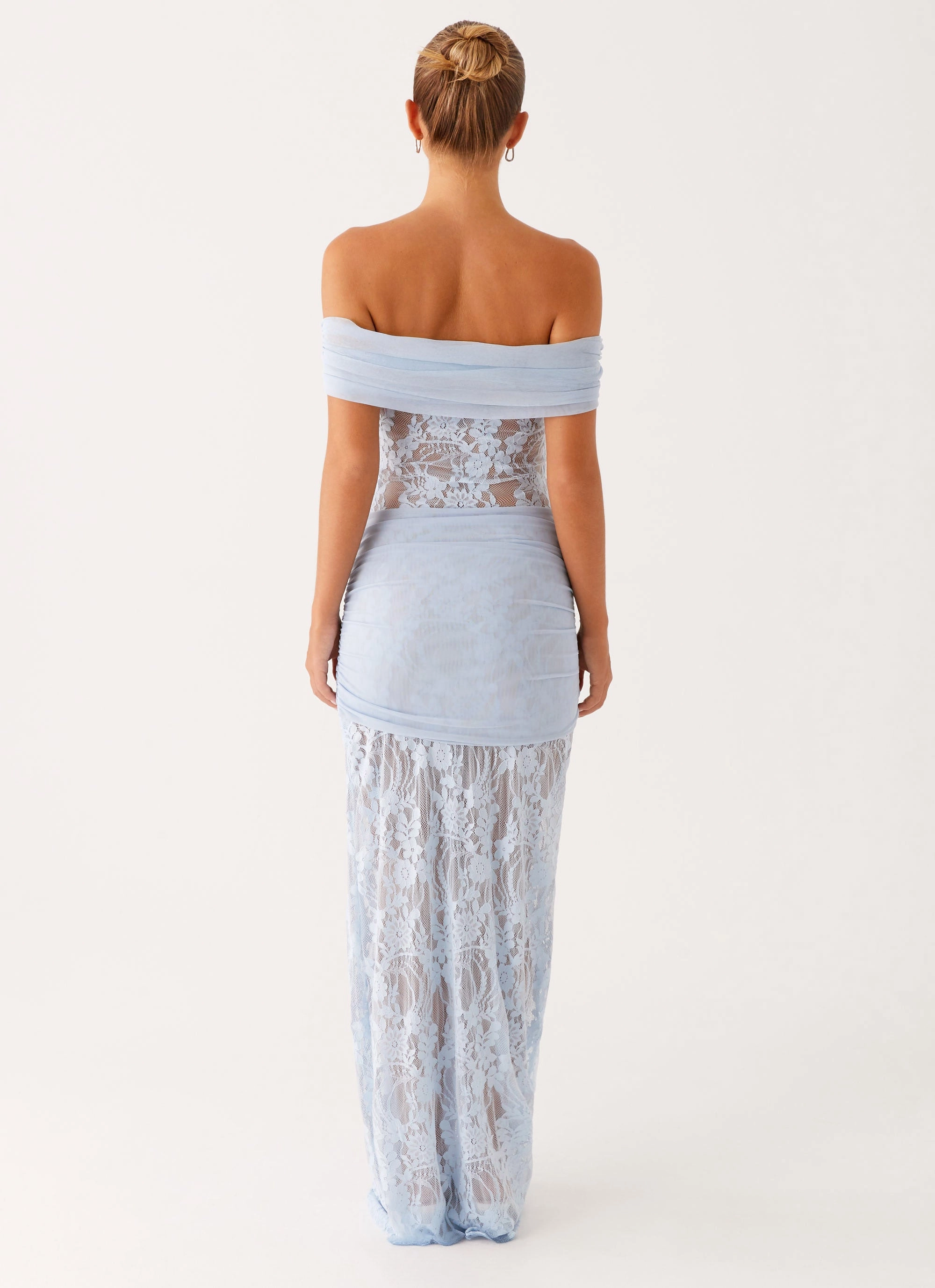 Gracie Twist Maxi Dress - Blue Fresh Tones