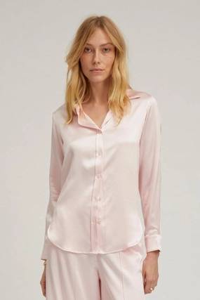Fade Resistant Treatment Flexible Waistband Adaptation Ballet Silk Fitted Button Down