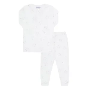 Gray Stars Print Pajama