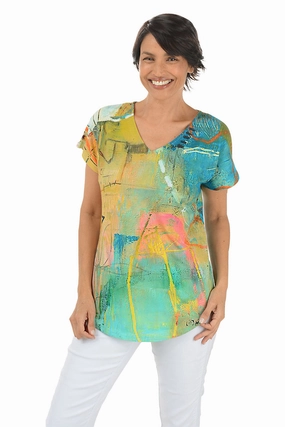 Greeley V-Neck Tee UltraSoftLining AllDaySoftness
