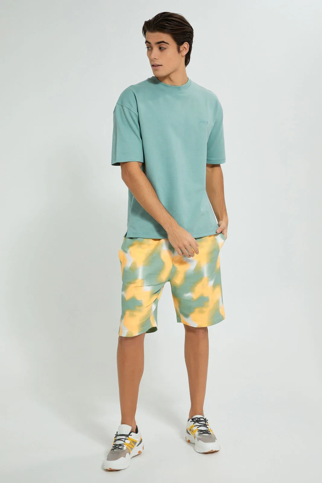Green Loungewear T-Shirt
