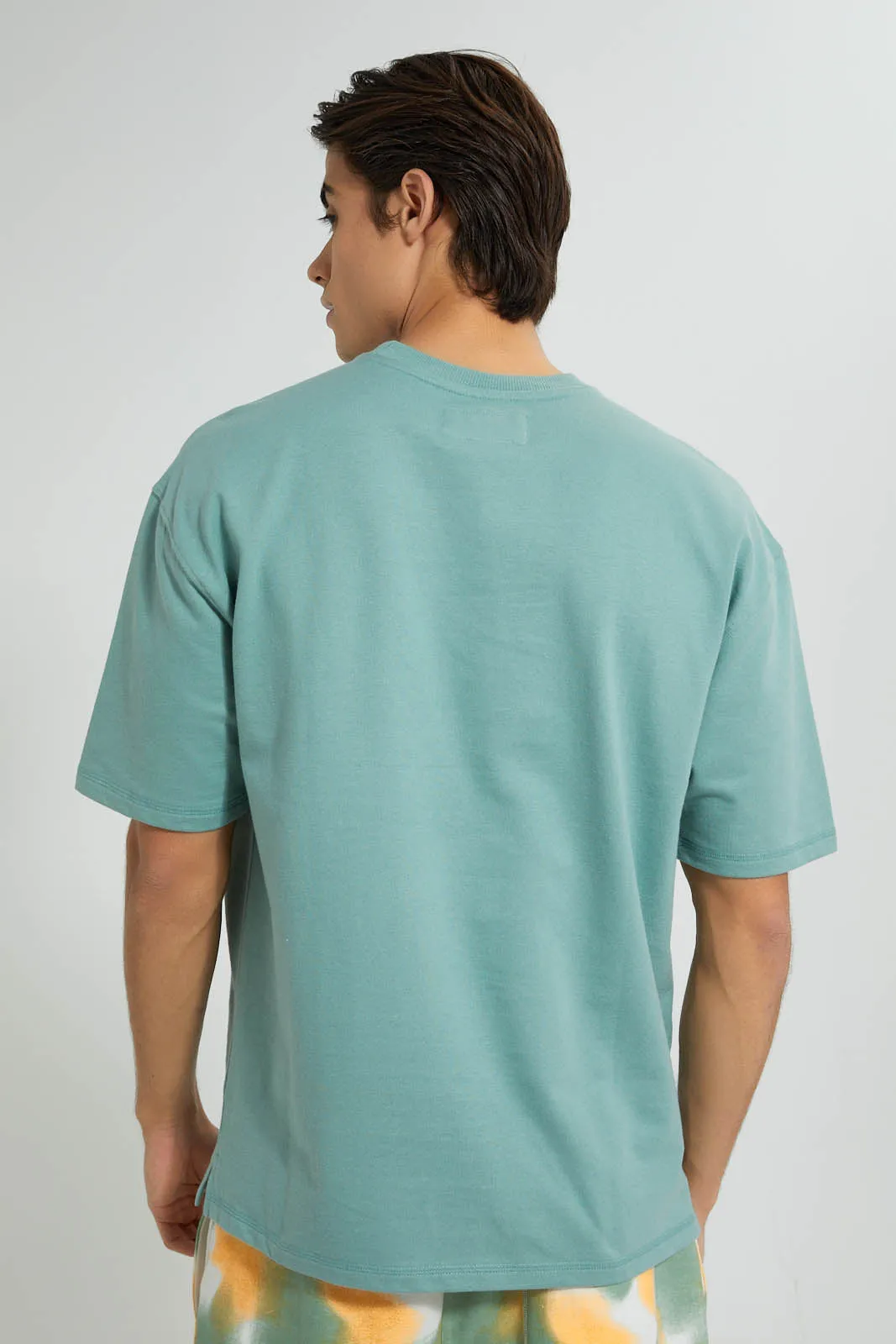 Green Loungewear T-Shirt