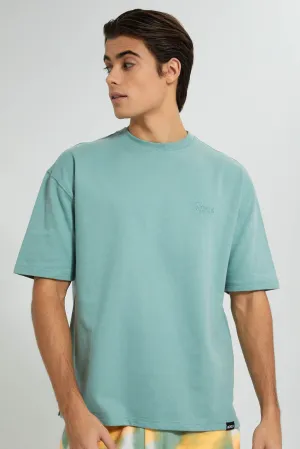 Green Loungewear T-Shirt