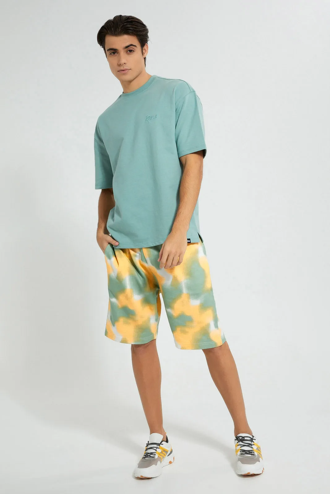 Green Loungewear T-Shirt