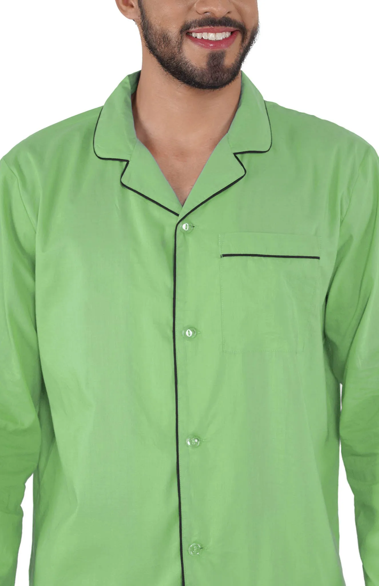 Green Oasis | Lounge Wear Set | 100% Cotton