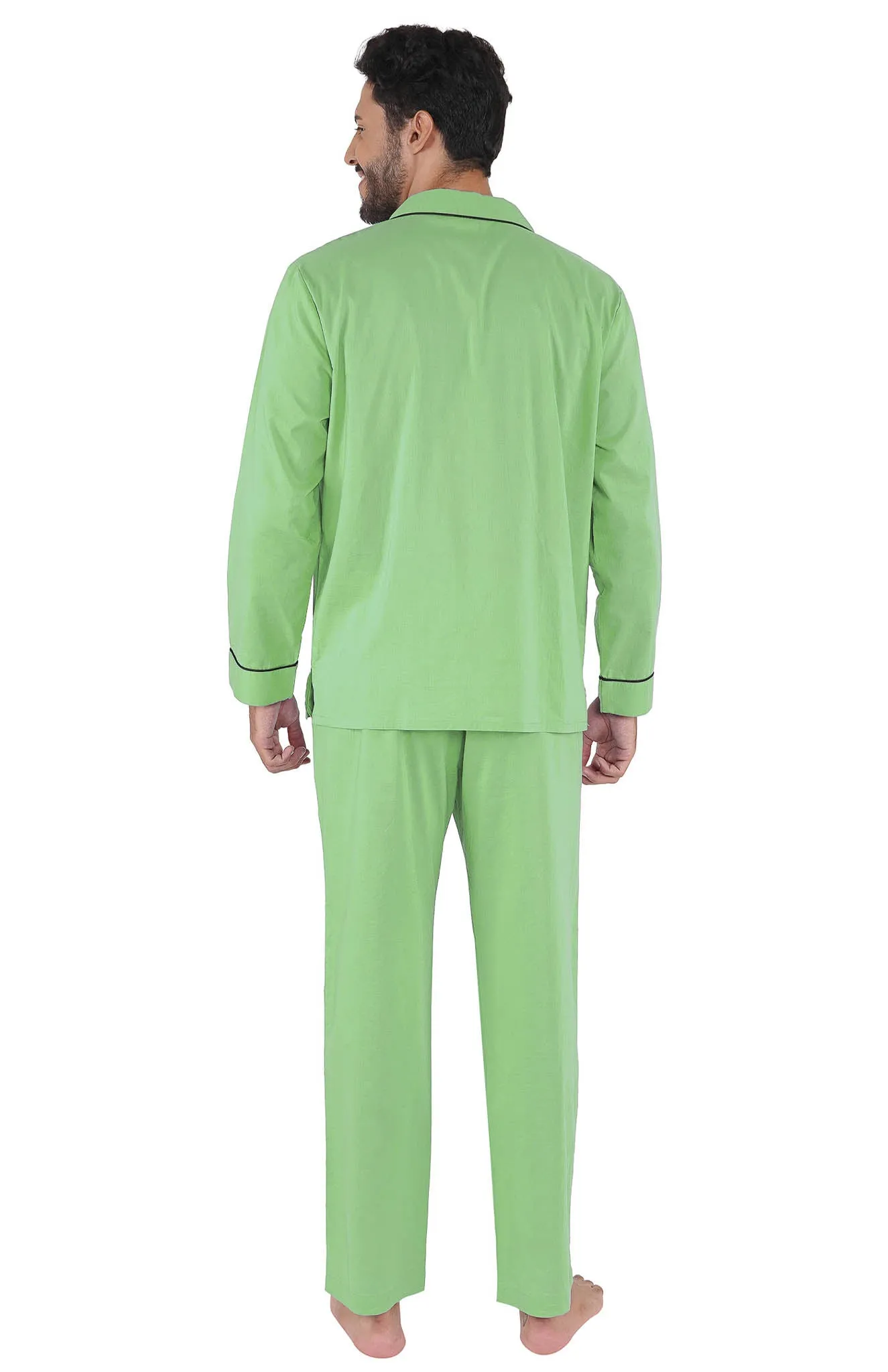 Green Oasis | Lounge Wear Set | 100% Cotton